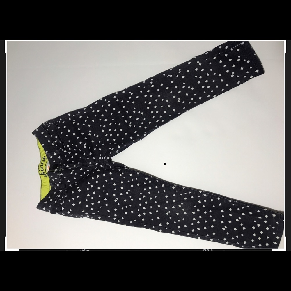 GYMBOREE NAVY BLUE WITH WHITE SHAPE DIMONDS JEAN
